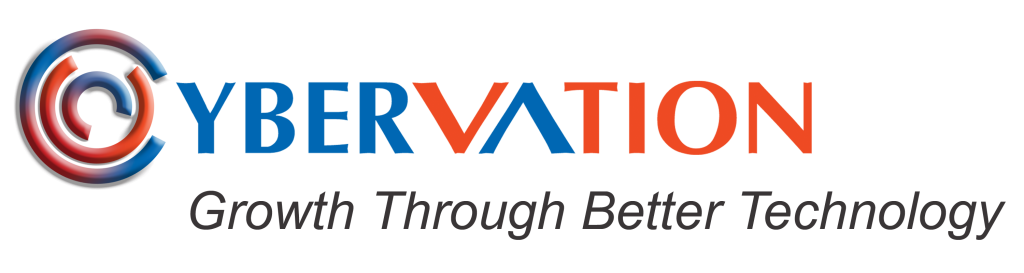Cybervation Logo with tag line