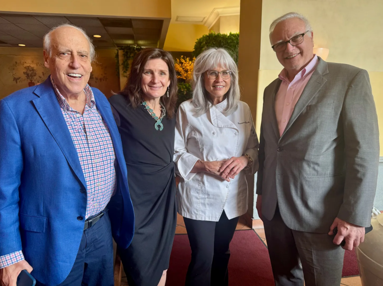 Former MPA CEO Dan Glickman, WBC CEO Gwen Young, restaurateur Christianne Ricchi, and BizBash founder David Adler.