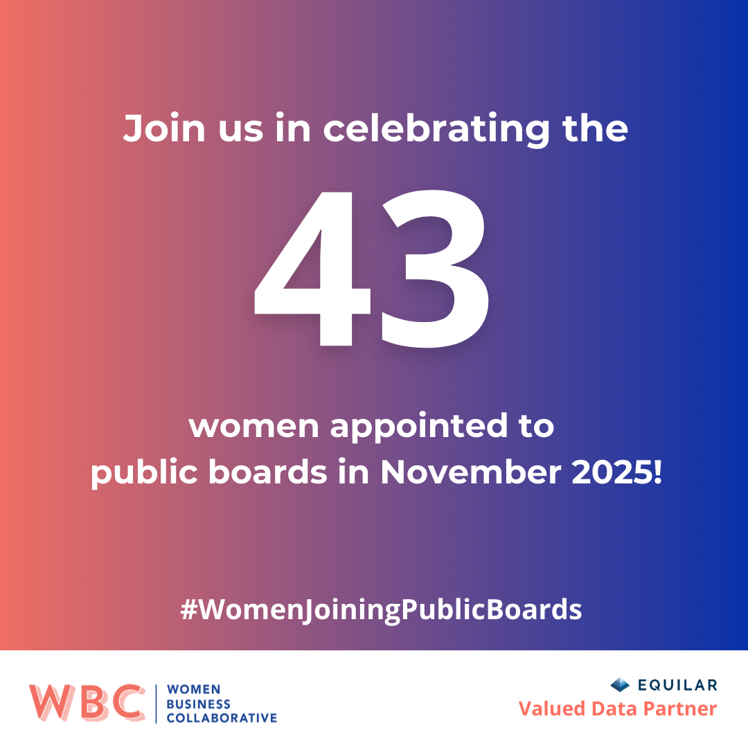 Join us in celebrating the 43 women appointed to and serving on boards in November 2025
