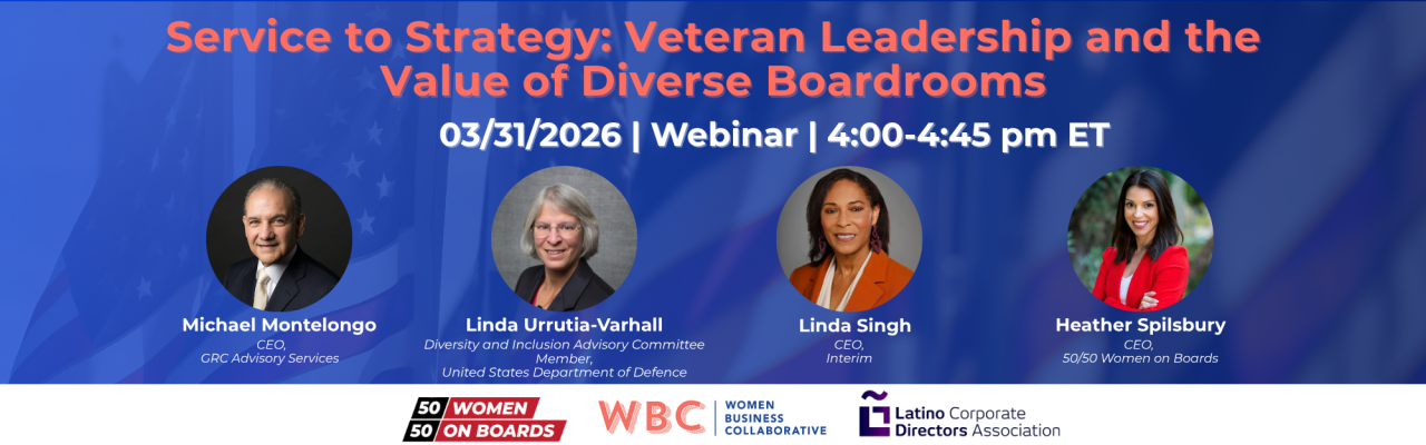 Service to Strategy: Veteran Leadership and the Value of Diverse Boardrooms